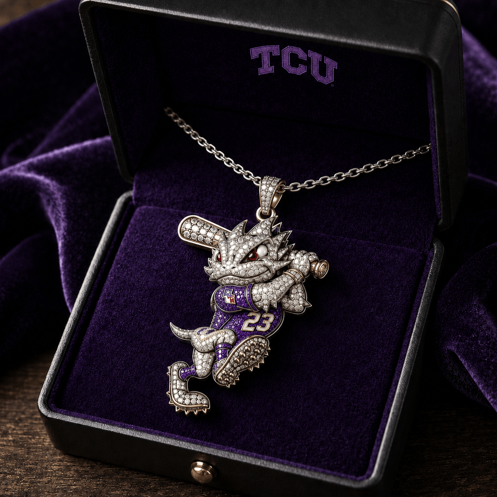TCU Solid Silver Chain with Diamond Pendant PDL