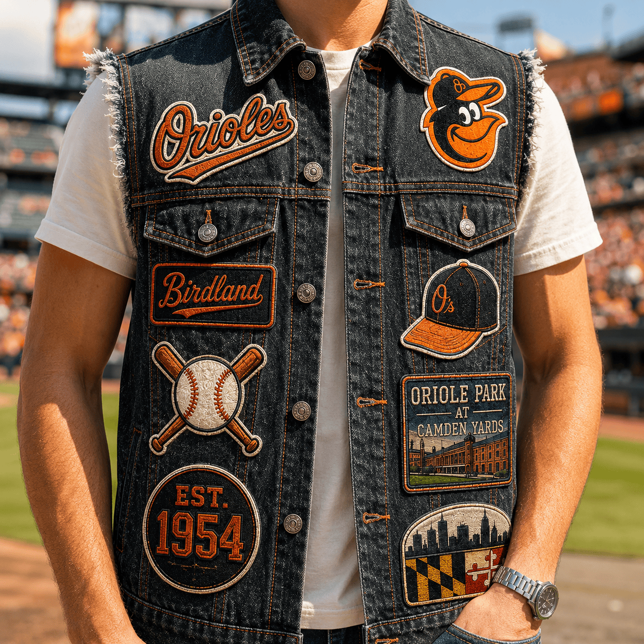 BTMO PREMIUM DENIM VEST HQH