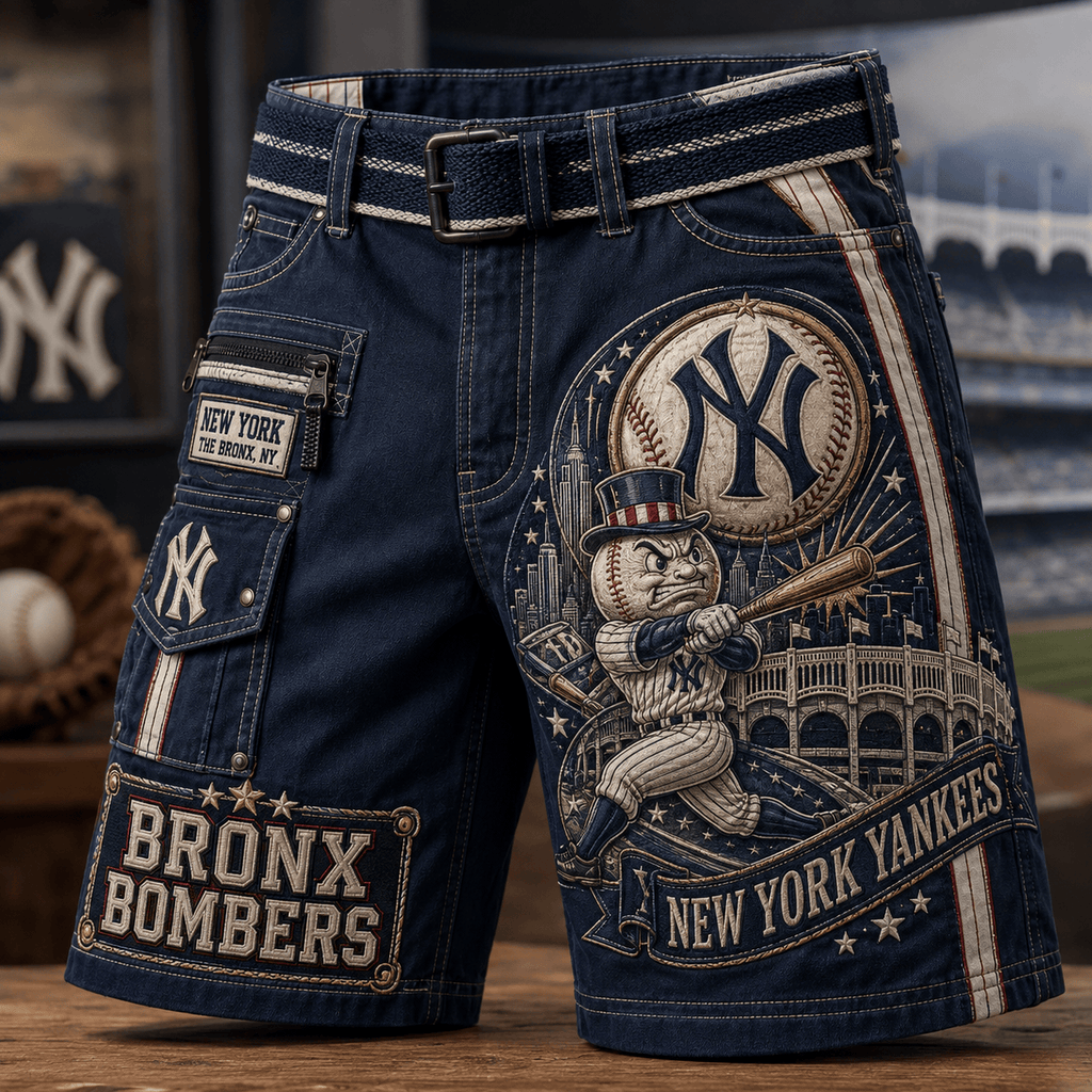 Premium NYY Casual Shorts HQH