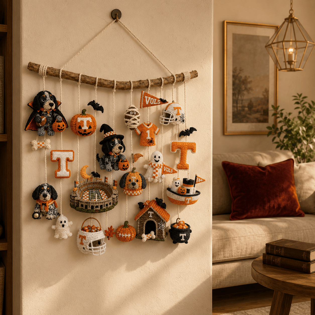 TVF Halloween Crochet Wall Hanging HTTT