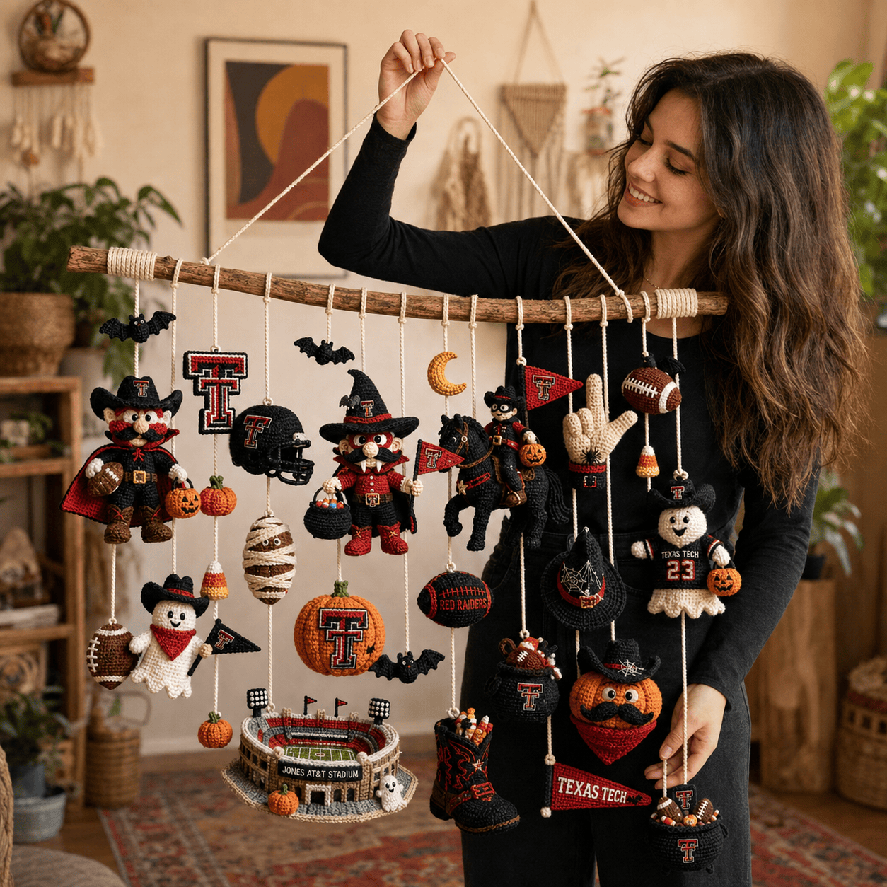 TTRR Halloween Crochet Wall Hanging HTTT