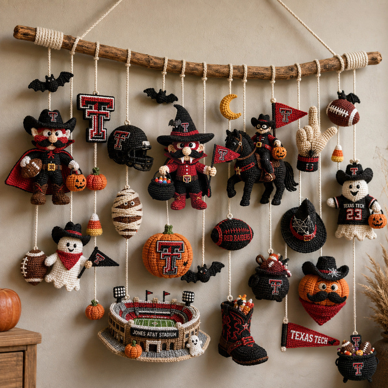 TTRR Halloween Crochet Wall Hanging HTTT