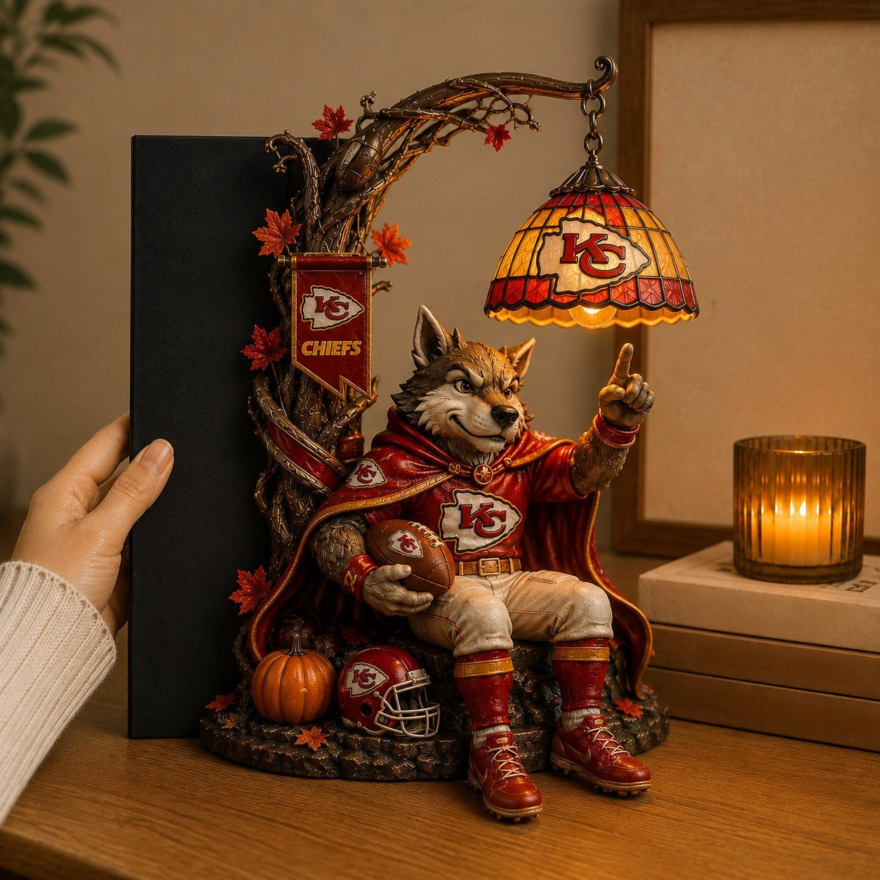 Premium KCC Bookshelf Figurines Lamp PDL