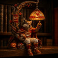 Premium KCC Bookshelf Figurines Lamp PDL