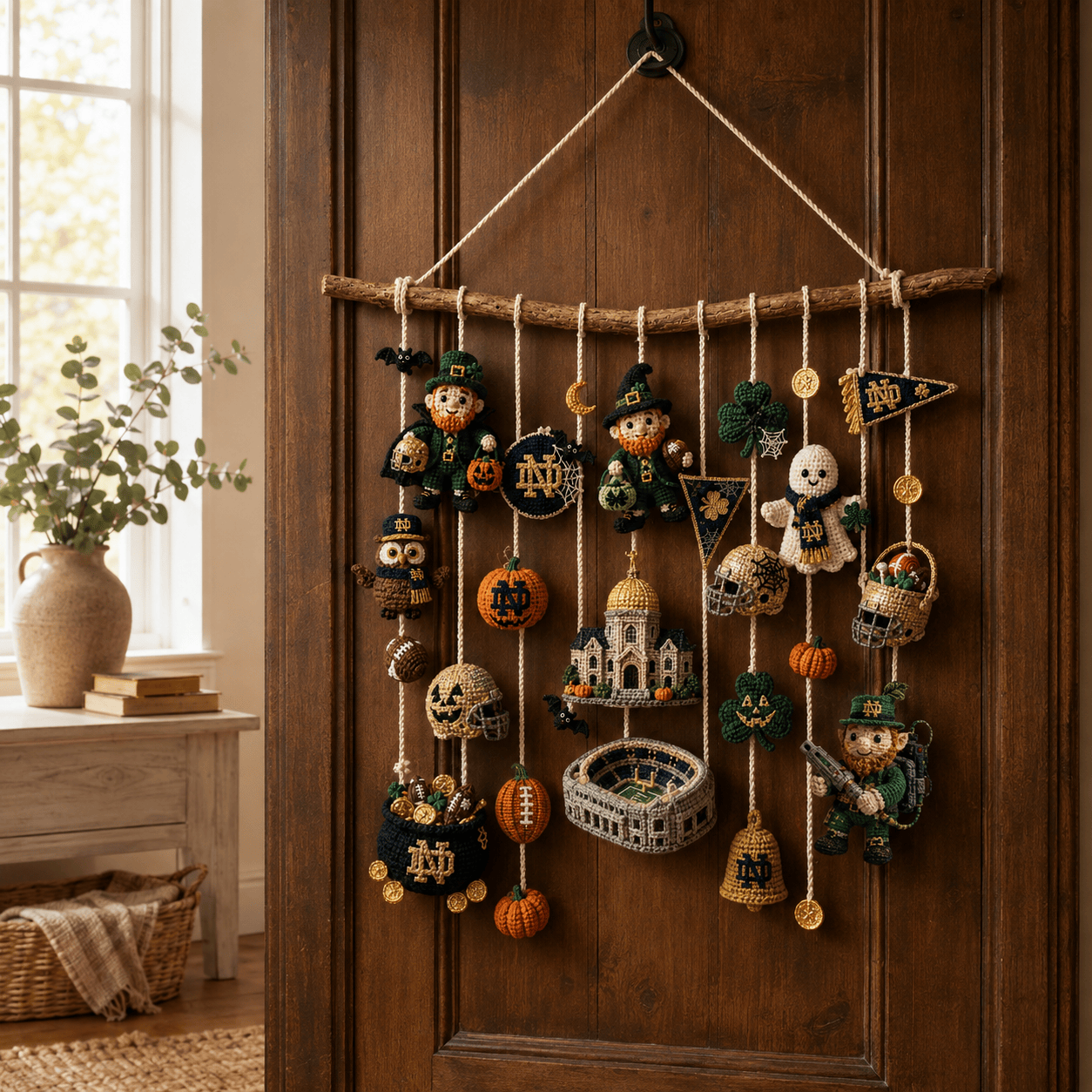 NDFI Halloween Crochet Wall Hanging HTTT