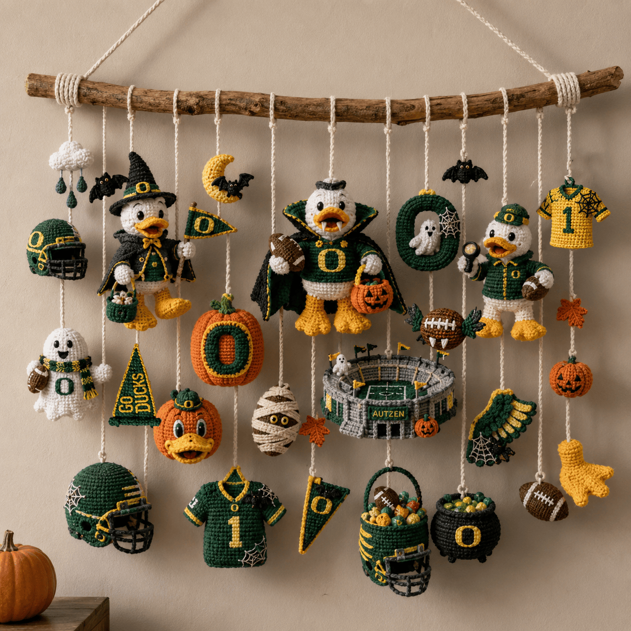 ORD Halloween Crochet Wall Hanging HTTT