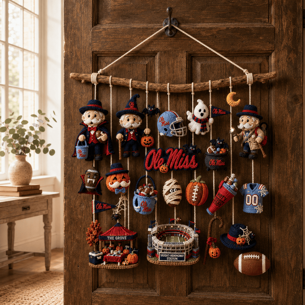 OMR Halloween Crochet Wall Hanging HTTT