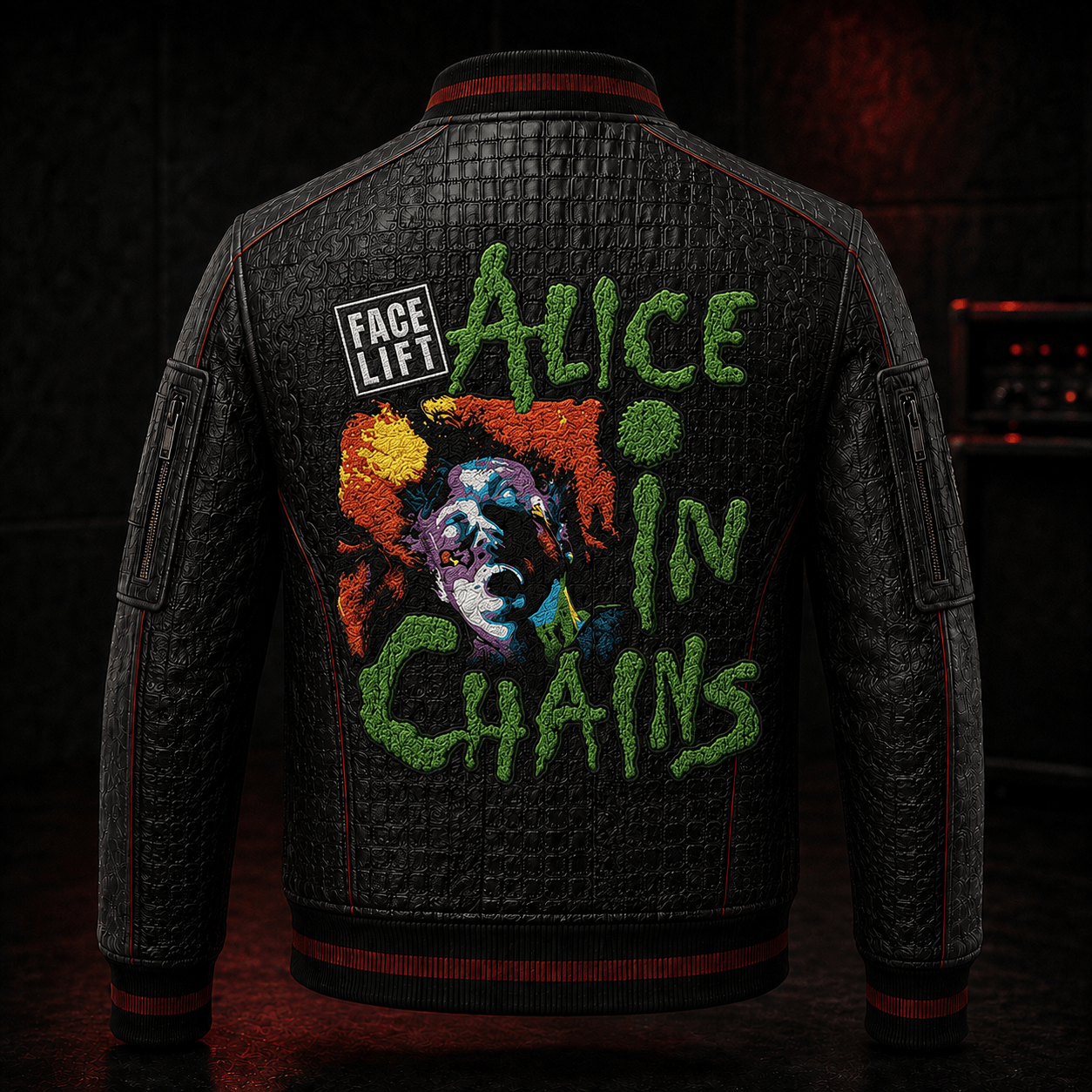 Premium ALC Leather Zipper Jacket PVNA