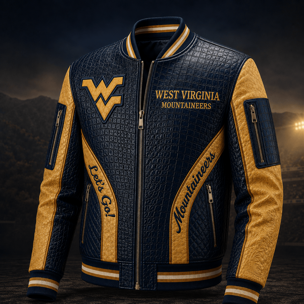 Premium WVM Leather Zipper Jacket PVNA