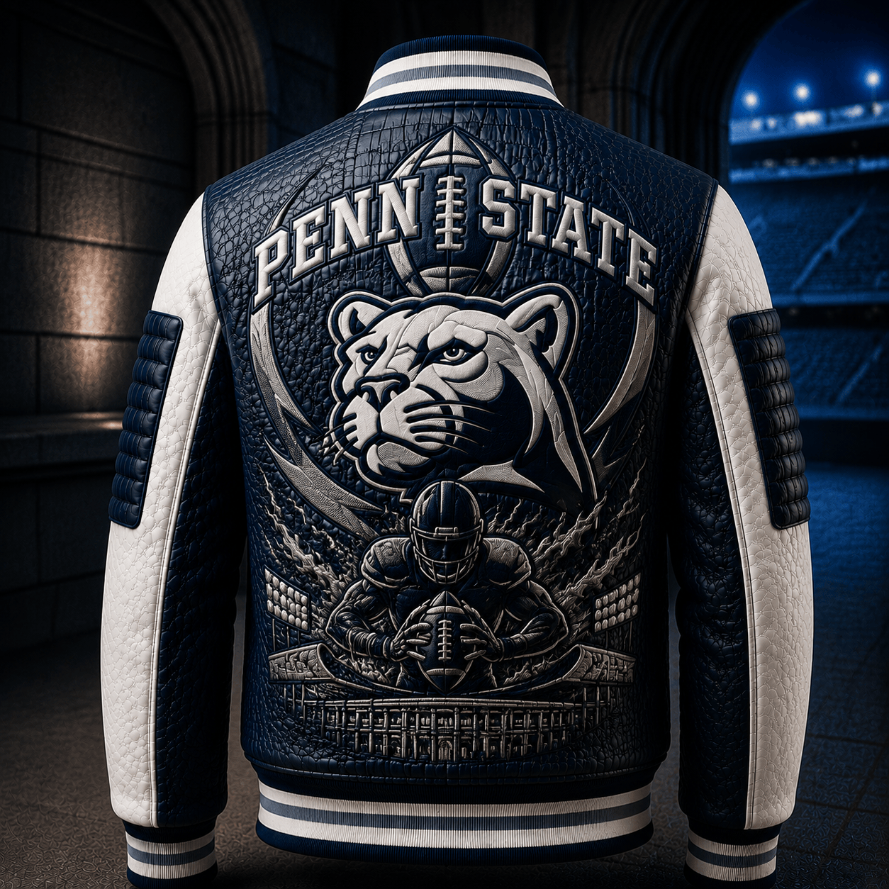 Premium PSNL Leather Zipper Jacket PVNA