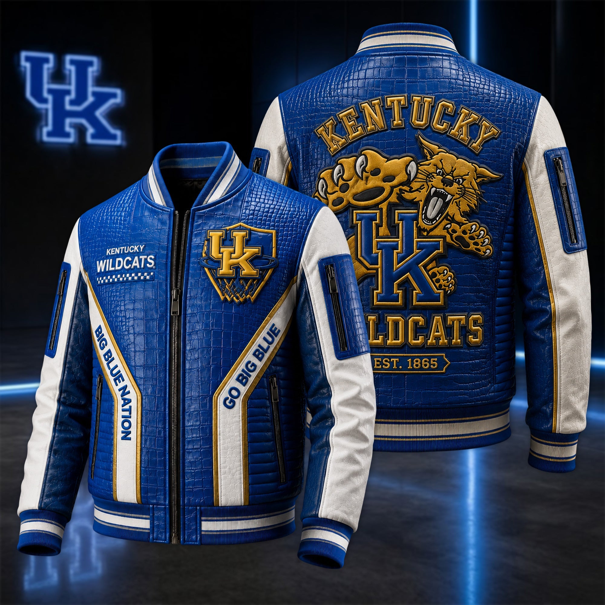 Premium KWC Leather Zipper Jacket TTMH