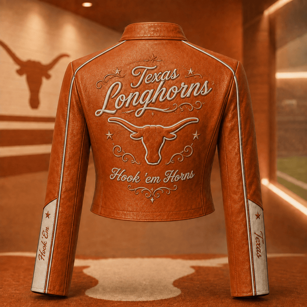 Premium TLS Cropped Leather Zipper Jacket TNSM