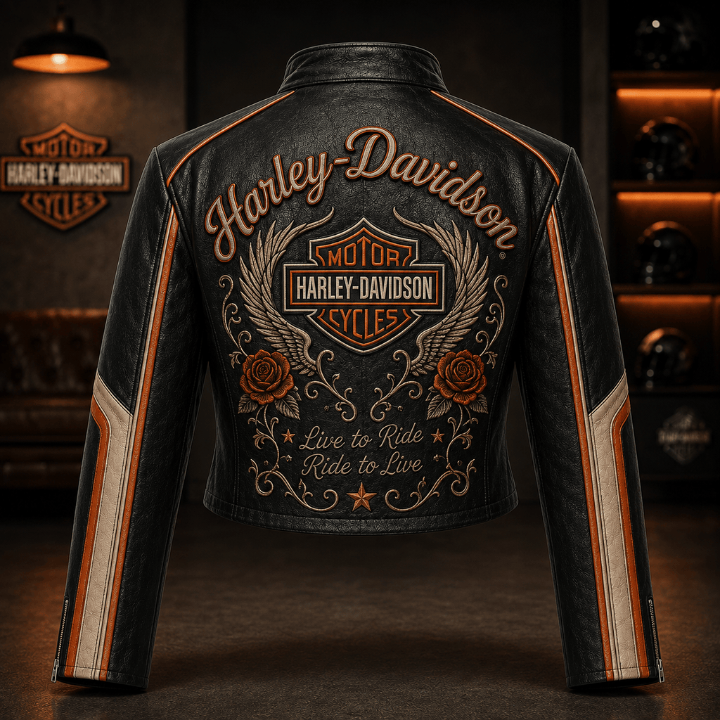 Premium HLDV Cropped Leather Zipper Jacket TNSM