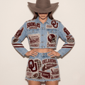 OSN Embellished Denim Set NTKO